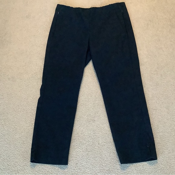 J. Jill Essential Cotton Stretch Pants Dark Navy Blue - Picture 5 of 9
